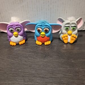 ❤️Vintage 1998 McDonalds Furby Toys Bundle Tiger Electronics Happy Meal Y2K